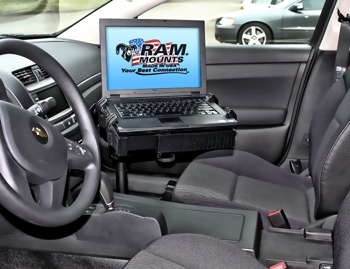 RAM VB 189 SW1 RAM Laptop Mount for Caprice with Police Package